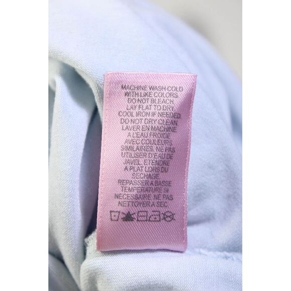 Calypso Saint Barth Women's Long Sleeve Jersey Tee Blue Size M - Picture 6 of 6